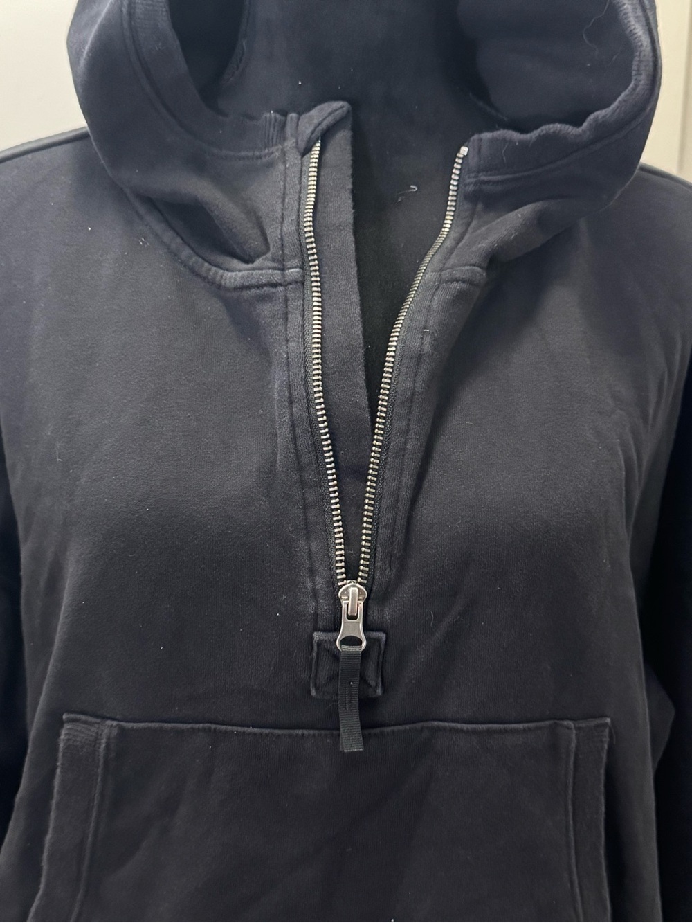 JoyLab Black Half-Zip Hooded Sweatshirt - Picture 2 of 6